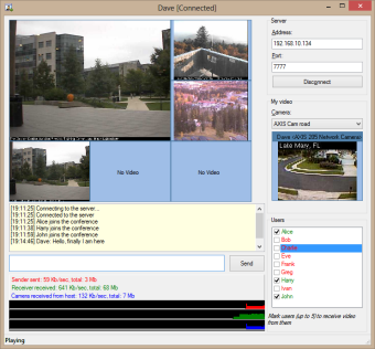 Videokonferenz-Demo basierend auf RVMedia-Komponenten